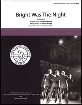 Bright Was the Night TTBB choral sheet music cover